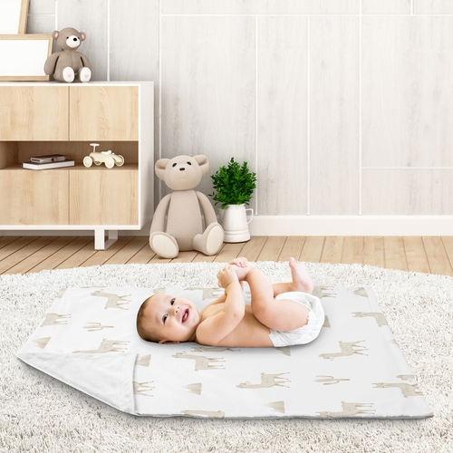 Boho Llama Collection Baby Blanket - alt image 2