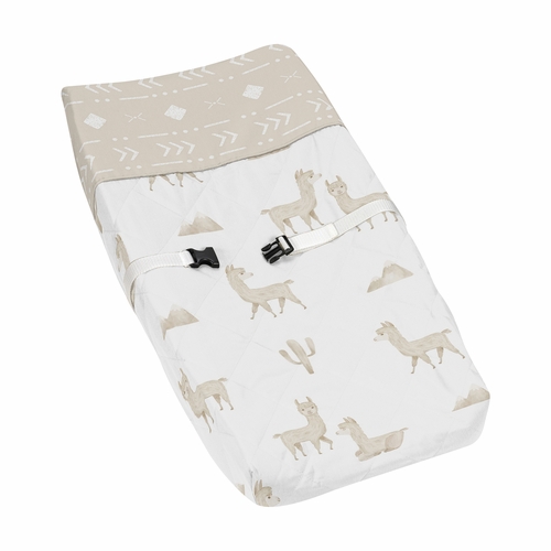 Boho Llama Collection Changing Pad Cover
