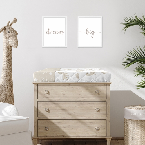 Boho Llama Collection Changing Pad Cover - alt image 1