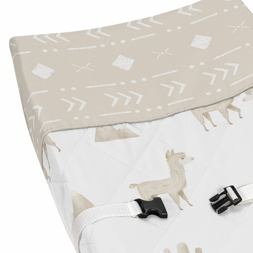 Boho Llama Collection Changing Pad Cover - alt image 3