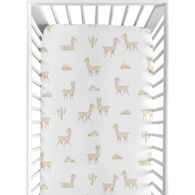 Boho Llama Collection Crib Sheet