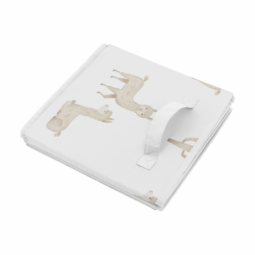 Boho Llama Collection Fabric Toy Bin Storage - alt image 3