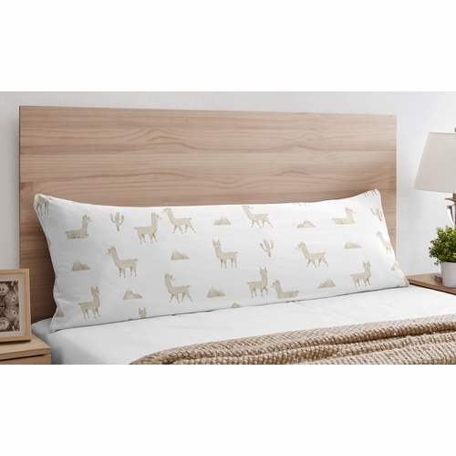Boho Llama Collection Full Length Body Pillow Cover - alt image 1
