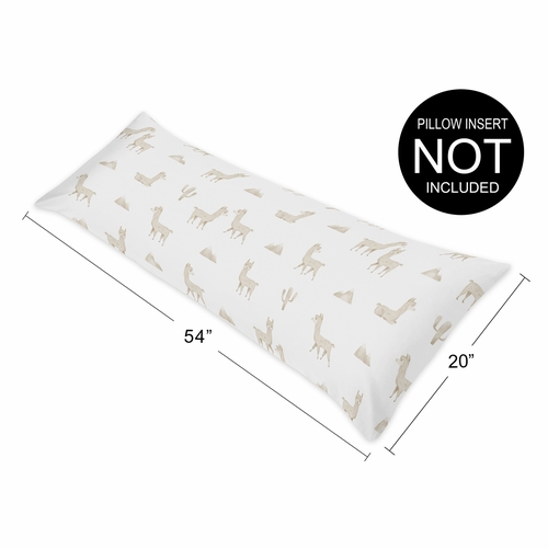 Boho Llama Collection Full Length Body Pillow Cover - alt image 3