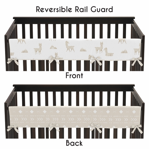 Boho Llama Collection Long Rail Guard Cover - alt image 3
