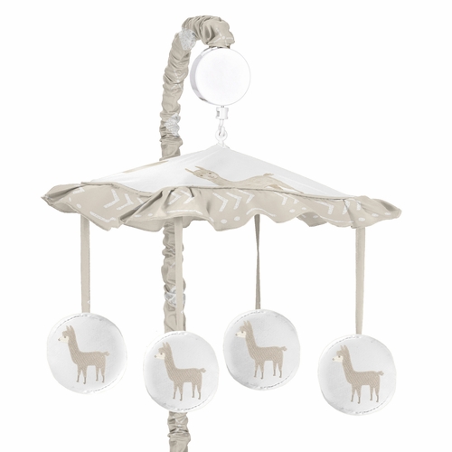 Boho Llama Collection Musical Mobile