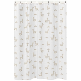 Boho Llama Collection Shower Curtain