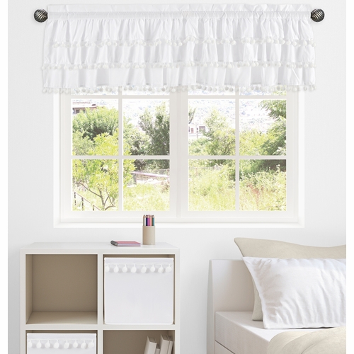 Boho Llama Collection Tiered Window Valance - alt image 1