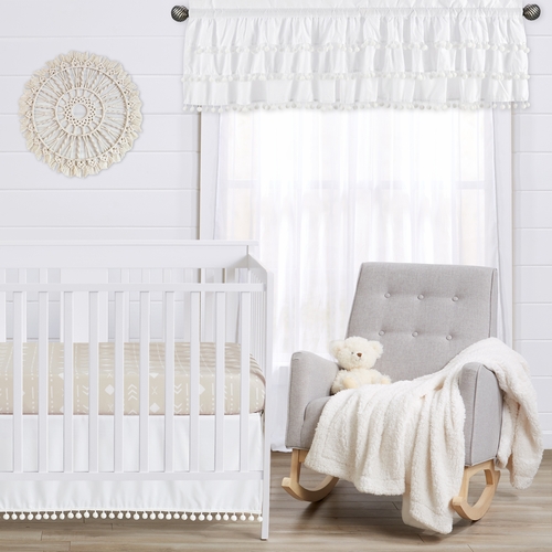Boho Llama Collection Tiered Window Valance - alt image 2