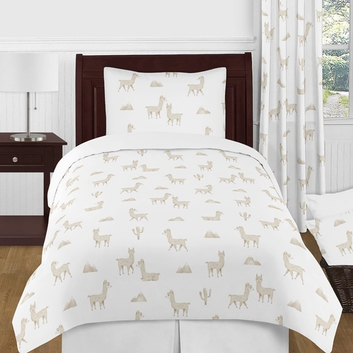 Boho Llama Collection Twin Bedding