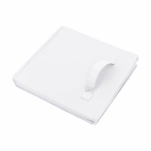 Boho Llama Collection White Pom Pom Fabric Toy Bin Storage - alt image 3