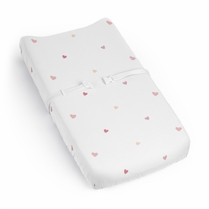 Boho Rainbow and Hearts Collection Changing Pad Cover Sheet