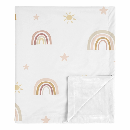 Boho Rainbow Collection Baby Blanket