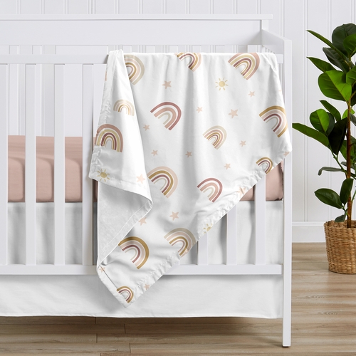 Boho Rainbow Collection Baby Blanket - alt image 1
