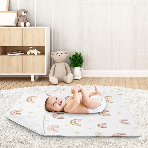 Boho Rainbow Collection Baby Blanket - alt image 2