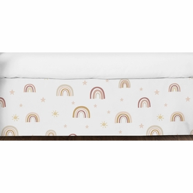 Boho Rainbow Collection Crib Bed Skirt