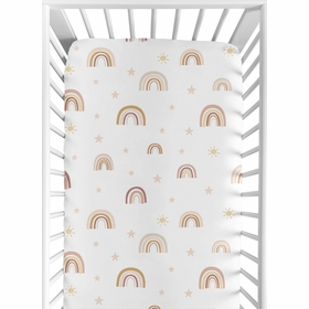 Boho Rainbow Collection Crib Sheet