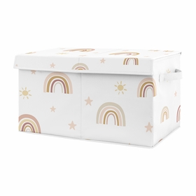 Boho Rainbow Collection Fabric Toy Bin Storage