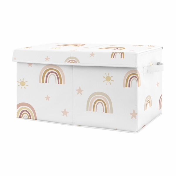 Boho Rainbow Collection Fabric Toy Bin Storage