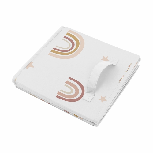 Boho Rainbow Collection Foldable Fabric Storage Bins - alt image 3