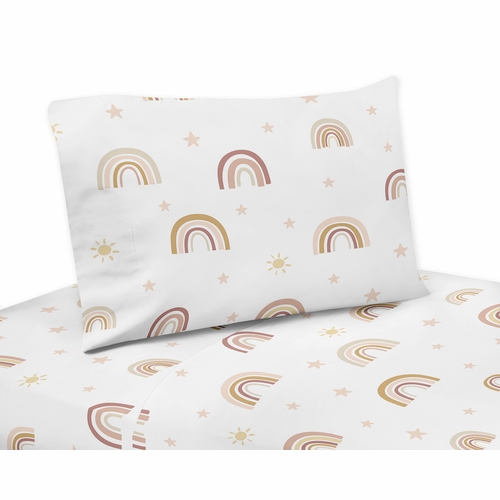 Boho Rainbow Collection Queen Sheet Set
