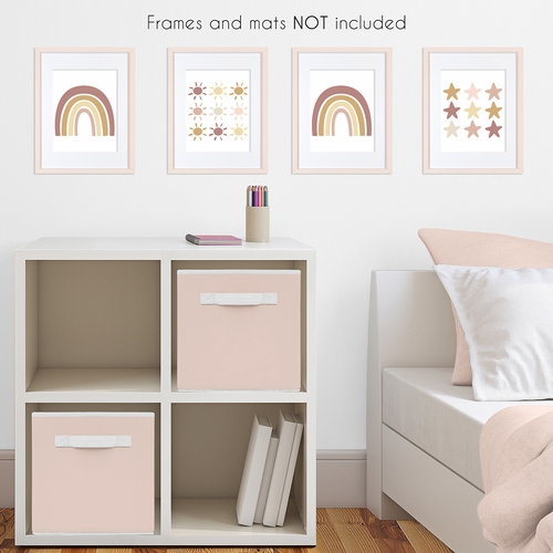 Boho Rainbow Collection Wall Art Prints - Set of 4 - alt image 2