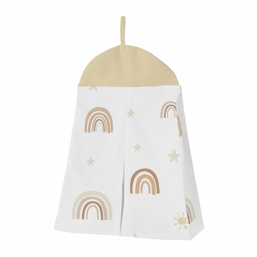 Boho Rainbow Neutral Collection 4 Piece Crib Bedding - alt image 4