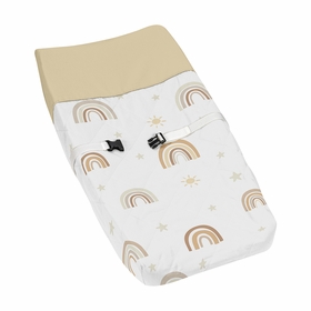 Boho Rainbow Neutral Collection Changing Pad Cover
