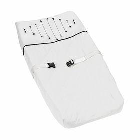 Boho Stitch Black and White Collection Changing Pad Cover