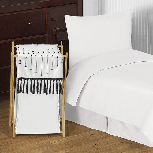 Boho Stitch Black and White Collection Hamper - alt image 1