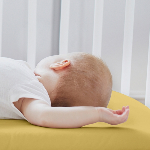 Boho Sun White and Mustard Yellow Collection 2 Pack Baby Bassinet Fitted Sheets - alt image 2