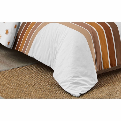 Boho Sun White and Pumpkin Collection Full/Queen Bedding - alt image 4