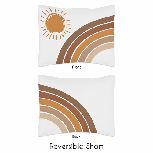 Boho Sun White and Pumpkin Collection Twin Bedding - alt image 2