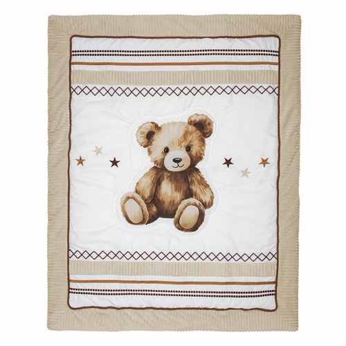 Boho Teddy Bear Collection 4 Piece Crib Bedding - alt image 3