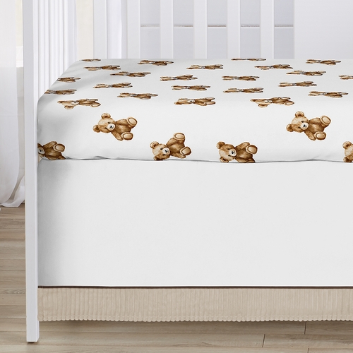 Boho Teddy Bear Collection 4 Piece Crib Bedding - alt image 5