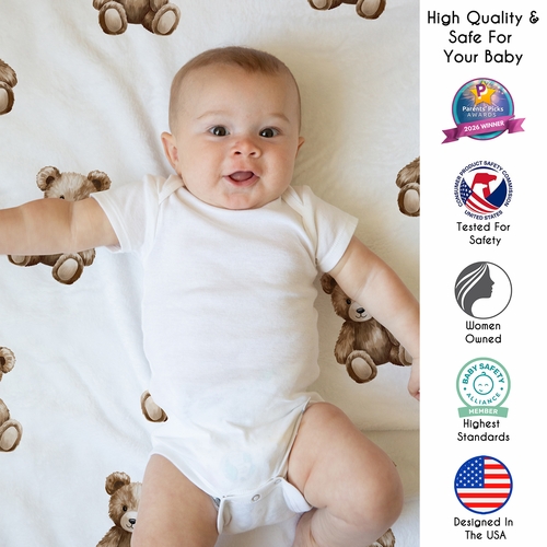 Boho Teddy Bear Collection Playmat - alt image 2