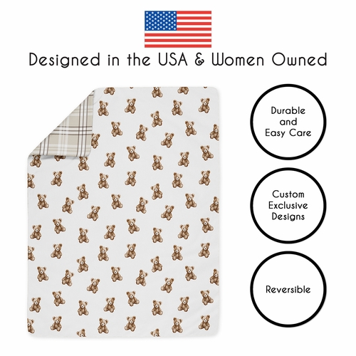 Boho Teddy Bear Collection Toddler Bedding - alt image 3