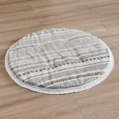 Boho Tribal Grey Jacquard Collection Playmat