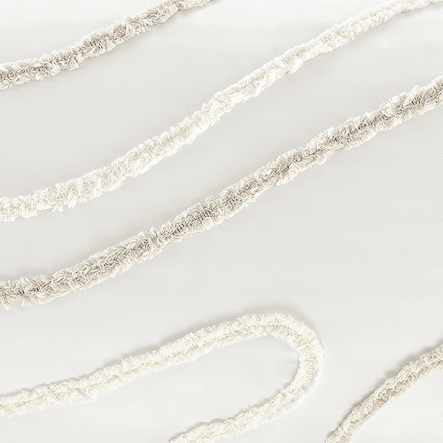 Boho Tufted Swirl Collection Queen Duvet Cover Bedding Set - alt image 3