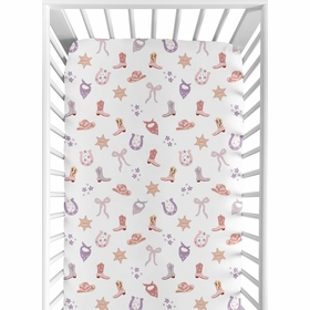 Boho Western Cowgirl Collection Crib Sheet
