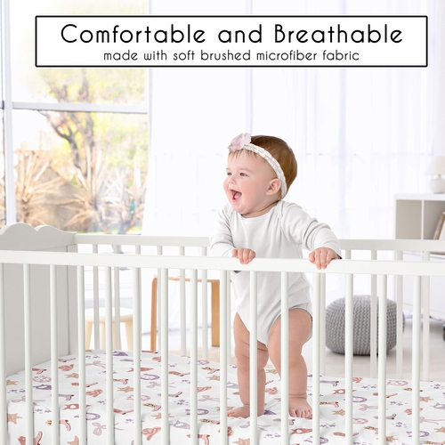 Boho Western Cowgirl Collection Crib Sheet - alt image 1