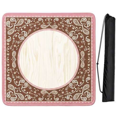 Boho Western Cowgirl Collection Mahjong Mat for Table - Shipped Rolled