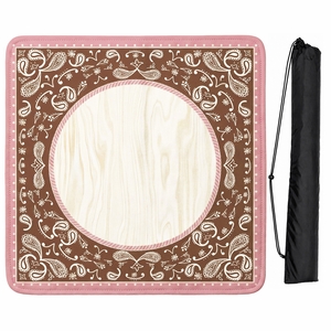 Boho Western Cowgirl Collection Mahjong Mat for Table - Shipped Rolled