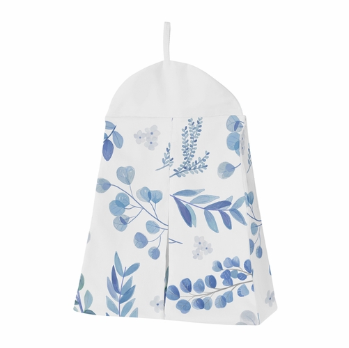 Botanical Blue Collection 4 Piece Crib Bedding - alt image 4