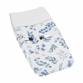 Botanical Blue Collection Changing Pad Cover