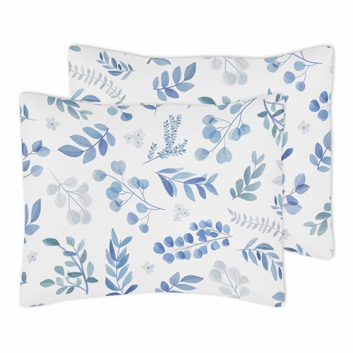 Botanical Blue Collection Full/Queen Bedding - alt image 3