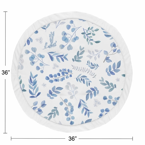 Botanical Blue Collection Playmat - alt image 3
