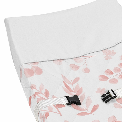 Botanical Blush Pink Collection Changing Pad Cover - alt image 3