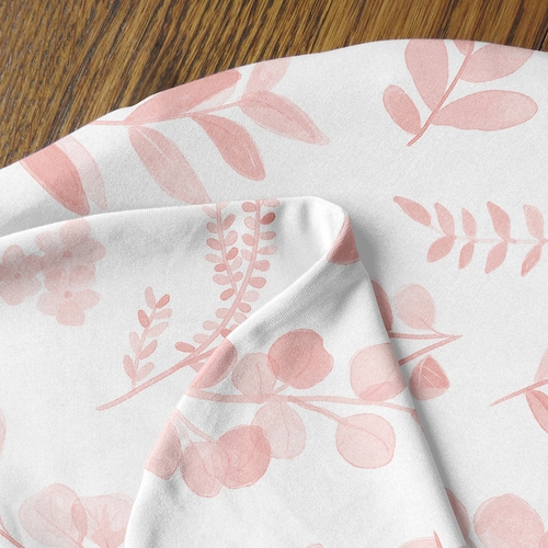 Botanical Blush Pink Collection Nursing Breastfeeding Pillow Cover - alt image 3