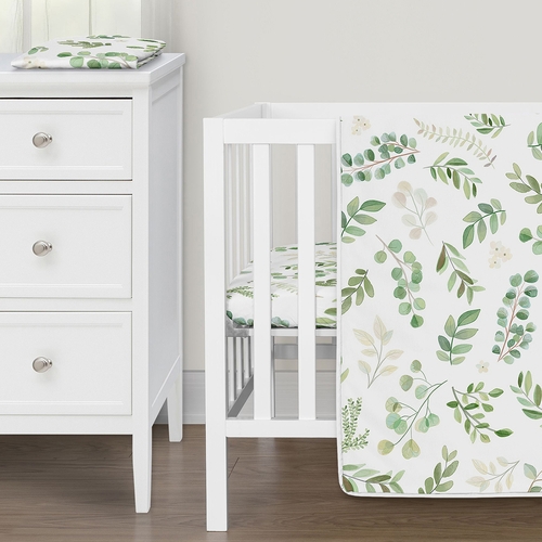 Botanical Collection 3 Piece Mini Crib Bedding Set - alt image 4